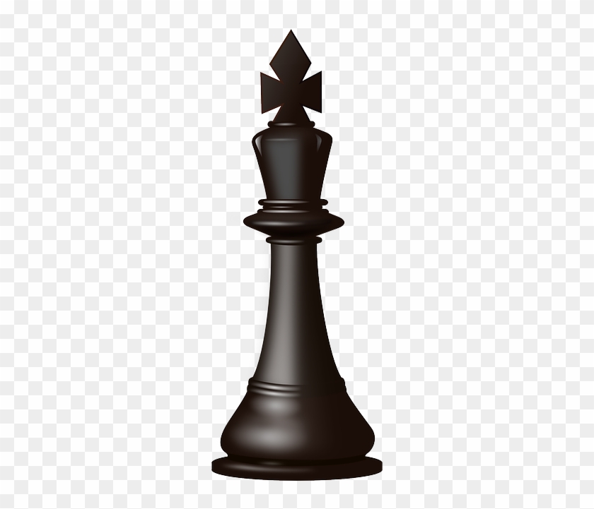 Free Black King Chess Piece Clip Art - Chess Piece King Png #16687