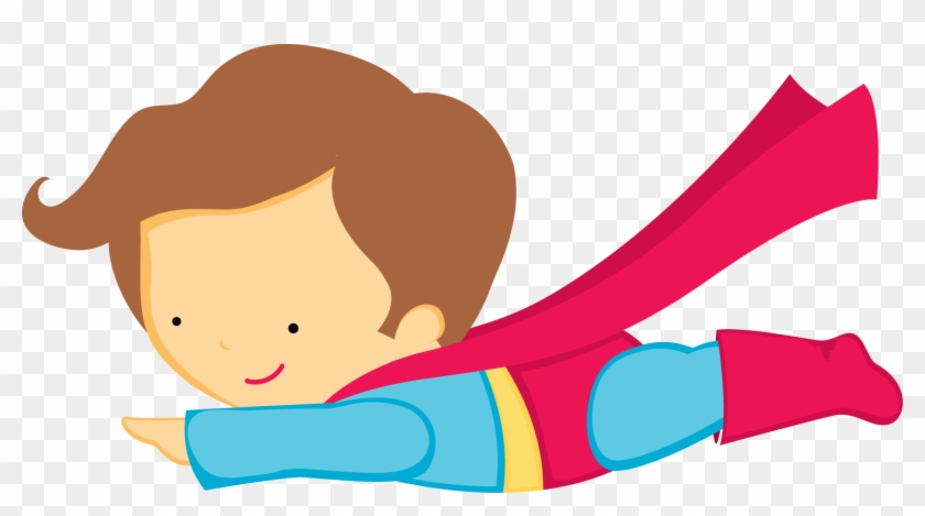 Superman Diana Prince Superhero Clip Art - Cute Superhero Transparent Clipart #16749