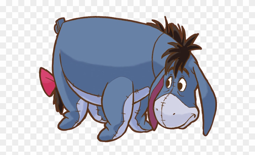 Eeyore Clipart - Room Mates Winnie The Pooh Eeyore Giant Wall Decal #16760