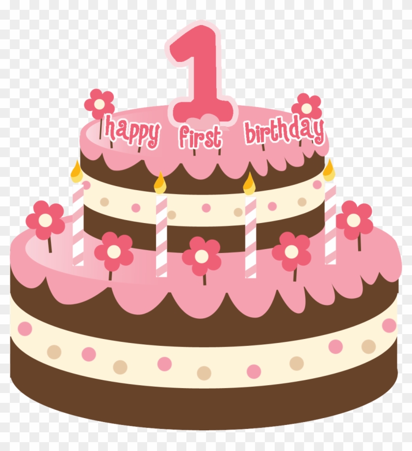 Birthday - Cake - Clip - Art - Png - First Birthday Cake With Name #16794