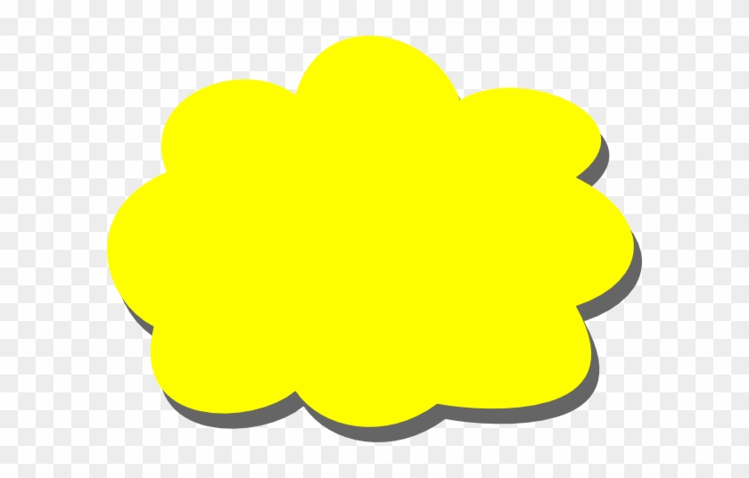 Yellow Cloud Clipart #16838