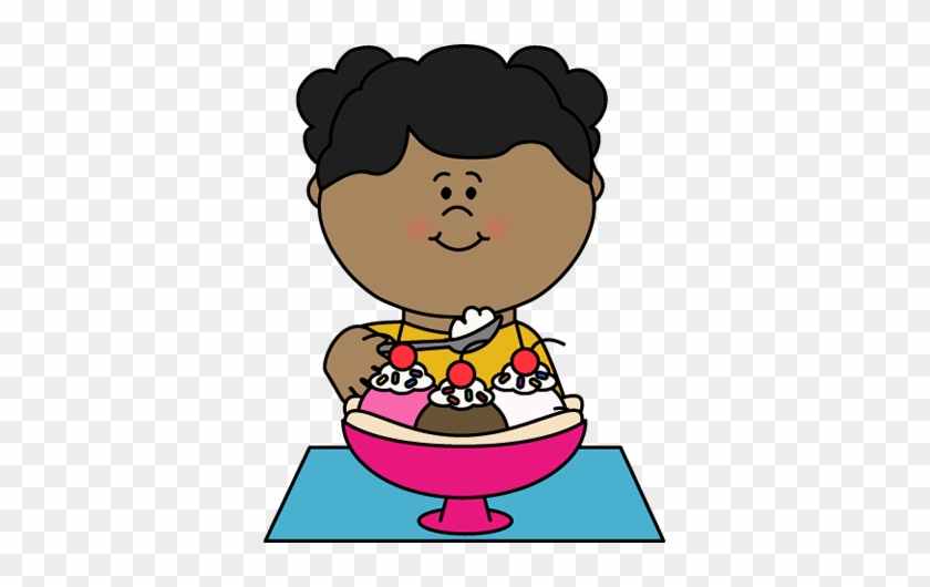 Awesome Girl Eating Ice Cream Clipart Ice Cream Clip - Eating Ice Cream Clipart #16903