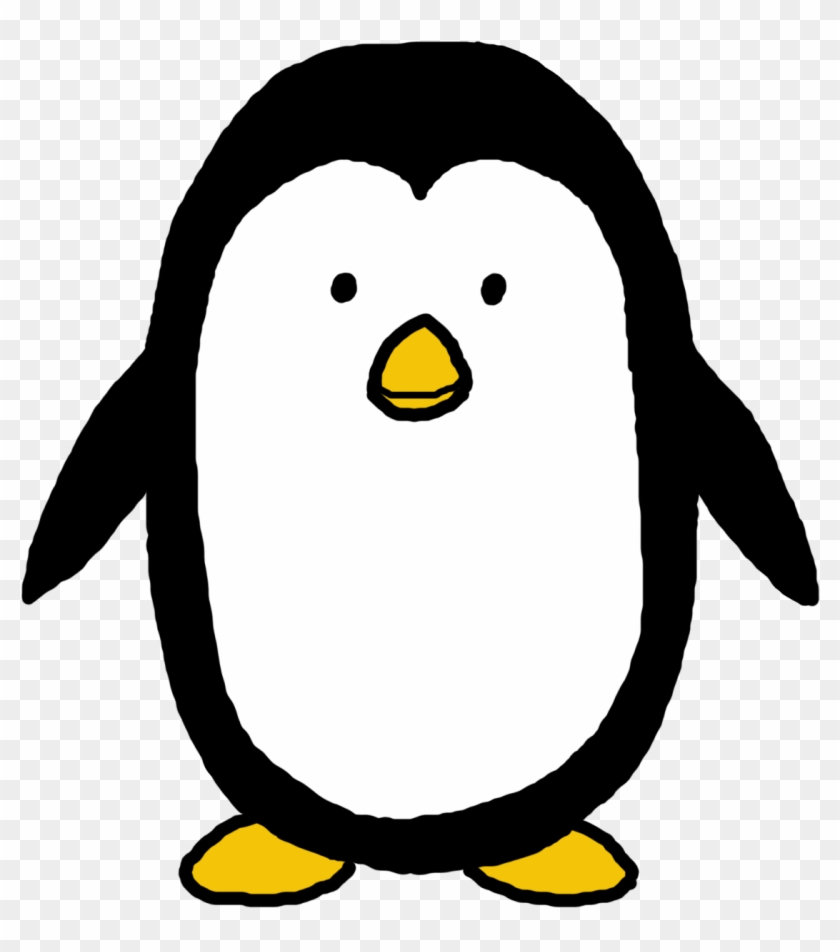 King Penguin Clipart Cartoon Penguin - Easy Cartoon Penguin #16930