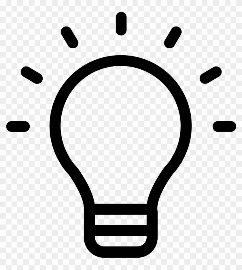 Picturesque Design Ideas Light Bulb Black And White - Definir En El Design Thinking #16949