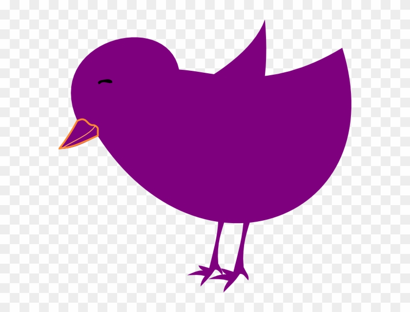 Purple Clipart Chicken - Purple Chicken Clipart #16967