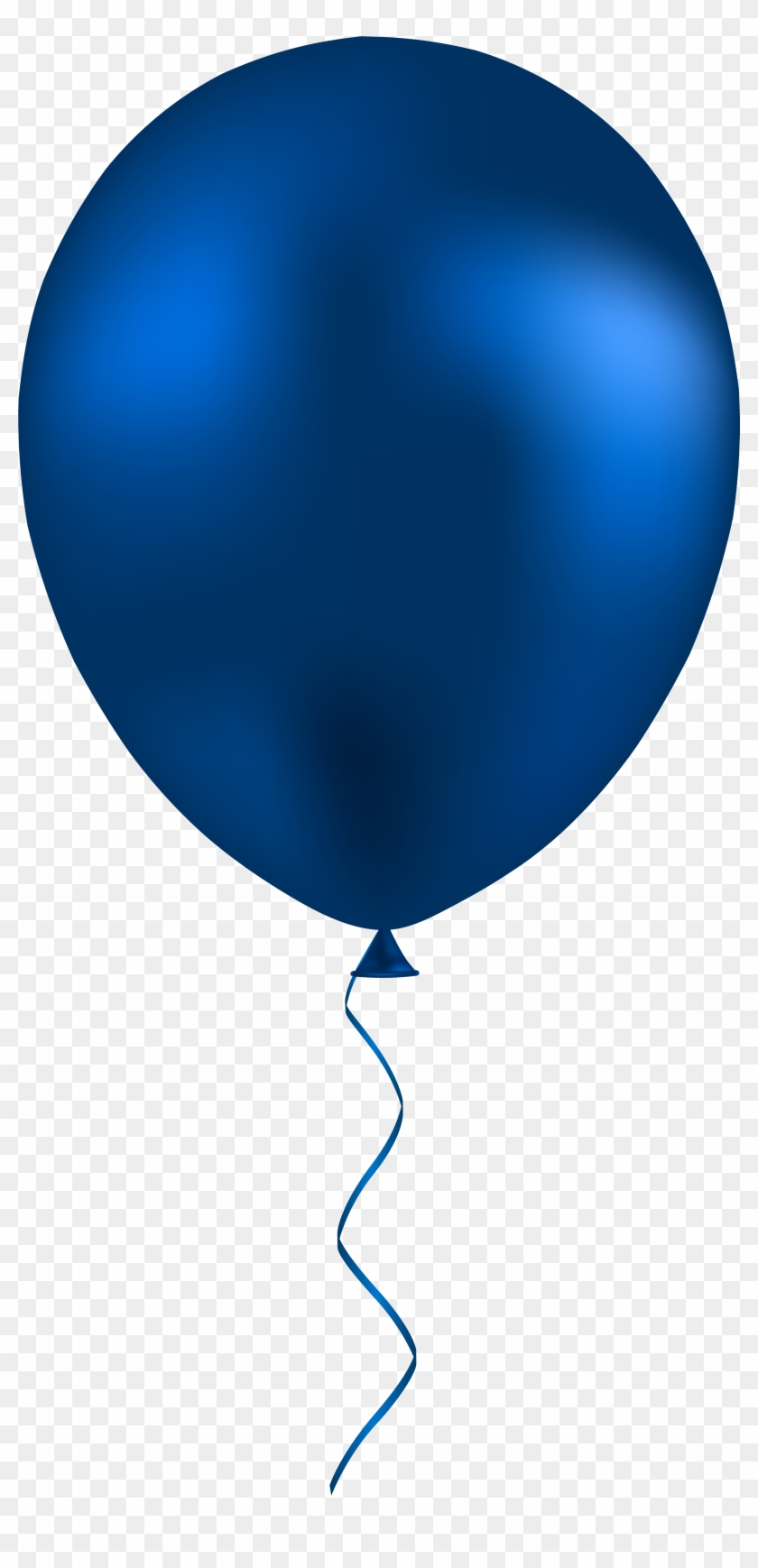 Dark Blue Balloon Png Clip Art - Blue Balloon Clipart #16992