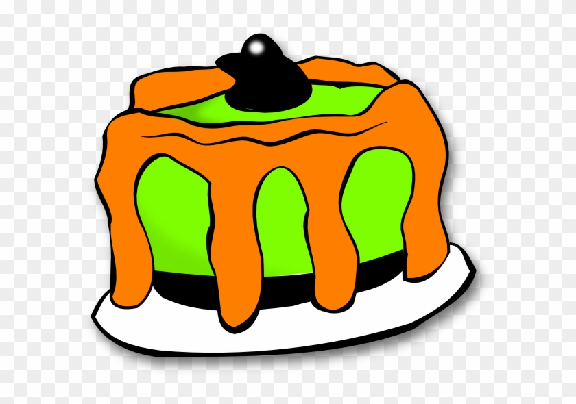 Halloween Birthday Cliparts - Halloween Cake Clip Art #16994