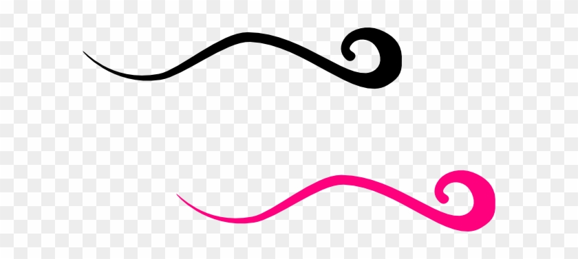 Pink And Black Swoosh Clip Art At Clker Com Vector - Clip Art Swoosh #17029