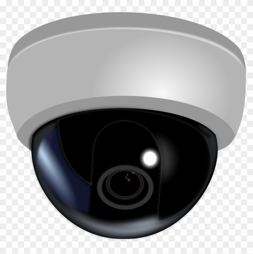 Security Cameras Clipart - Dome Camera Png #17065