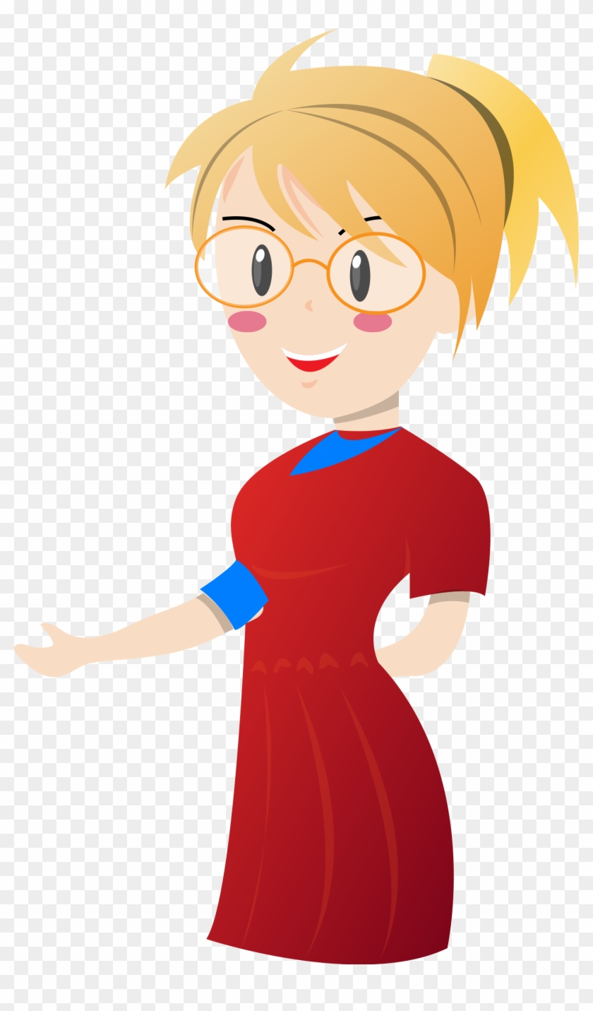 Dress Clipart Teacher - Clipart Woman Teacher #17260