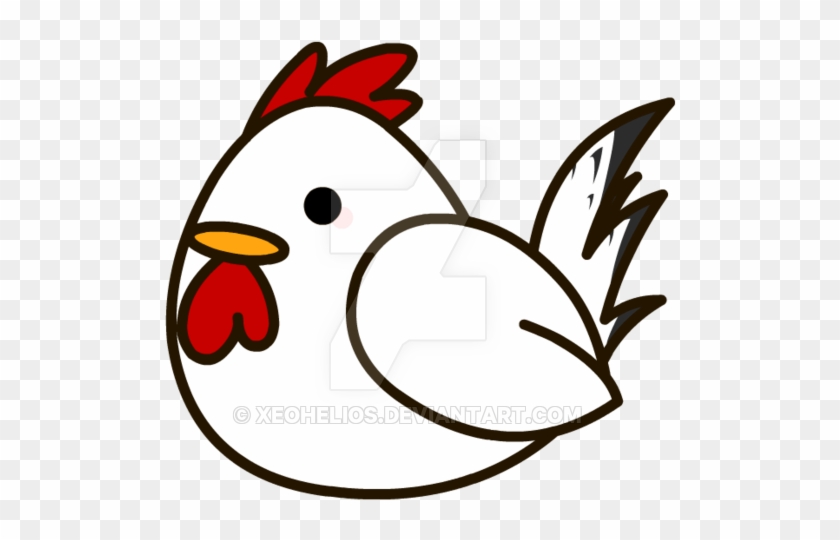 Drawn Chicken Cute Chibi - Chibi Farm Animals #17269