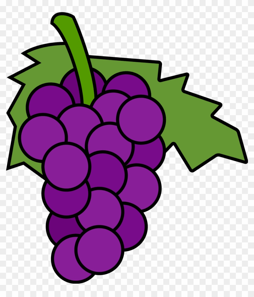 Image - Clipart Of A Grapes #17273