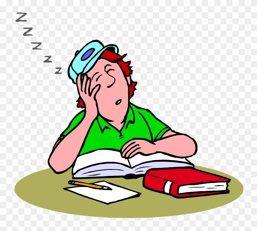 Science Teacher Clipart - Sleeping Student Clipart Png #17396