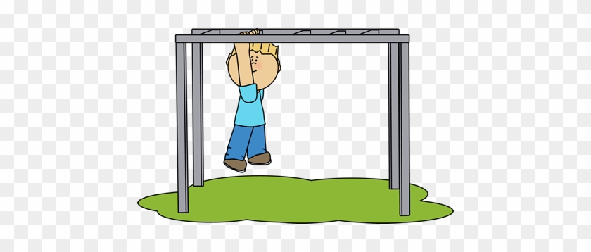 Playing On Monkey Bars At Recess Clip Art - Recess Clipart #17500