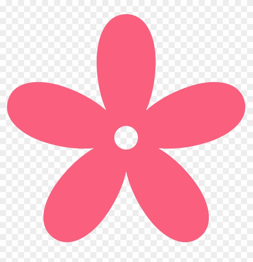 Hot Pink Flower Clipart - Small Flower Clipart #17515