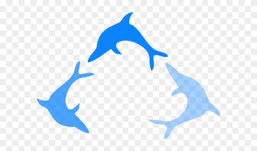 Blue Dolphin Logo Clip Art At Clker - Dolphin Logo Png #17524