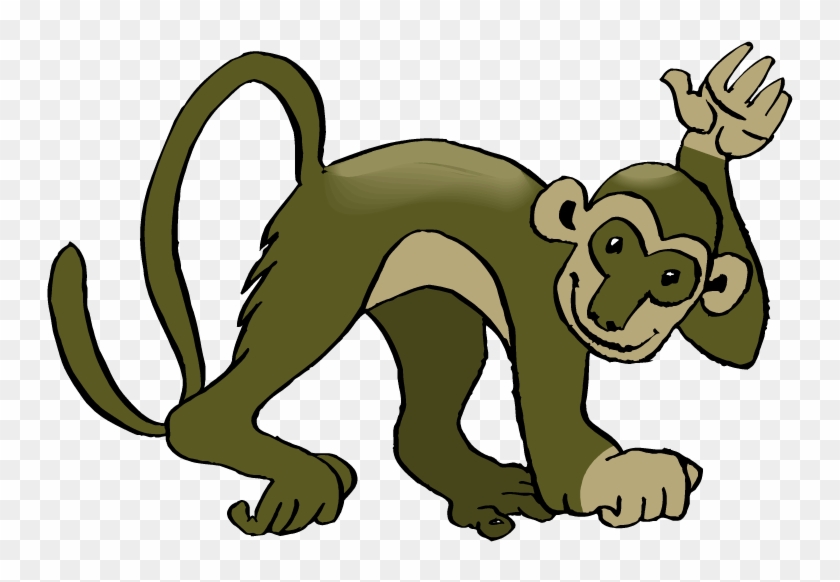 Monkey Clipart - Cute Spider Monkey Clipart #17687