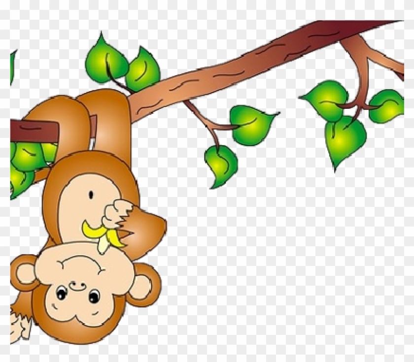 Cute Monkey Clipart Cute Ba Monkey Clipart Clipart - Monkey On Tree Clipart #17717