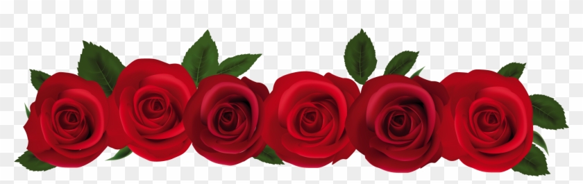 Rose Clip Art Border 9tpbdbj8c - Red Rose In Png #17753