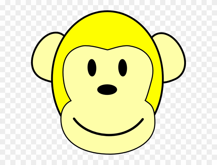 Yellow Monkey Clip Art - Clip Art #17758