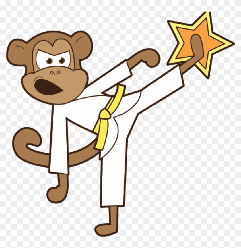 Monkey Clipart Images Free Monkey Clipart Clip Art - Monkey Karate Clipart #17776