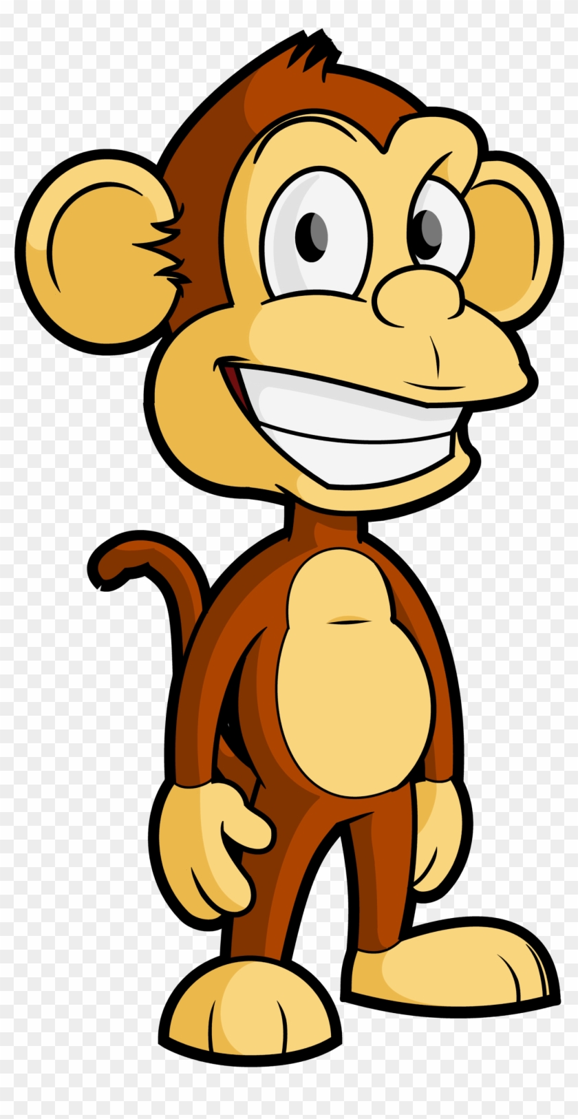 Free Cartoon Monkey Vector Clip Art - Monkey Vector Png #17815