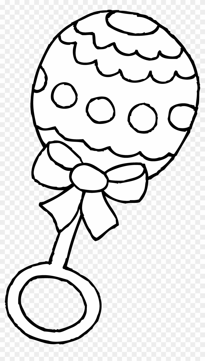 Wheel - Clipart - Black - And - White - Baby Shower Coloring Pages #17842