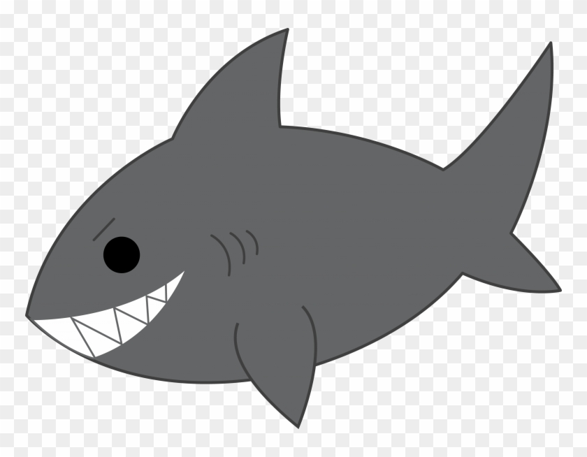 Shark Black And White Shark Clip Art Black And White - Clipart Of A Shark #17947