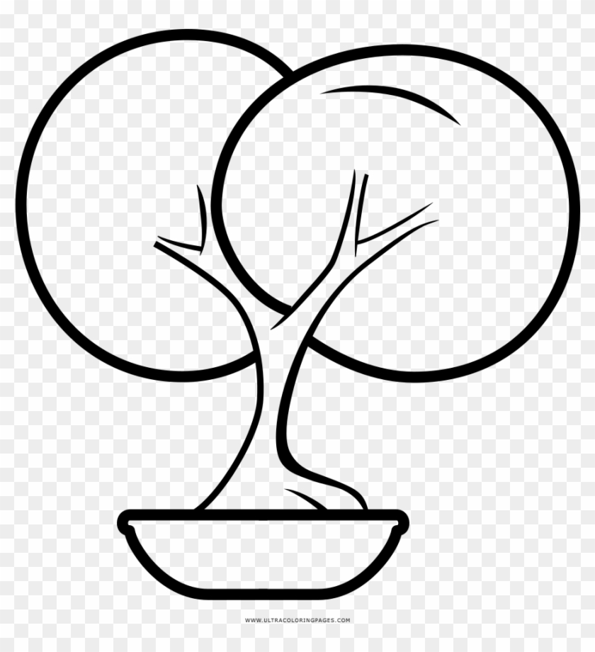 Bonsai Tree Coloring Page - Drawing #17988