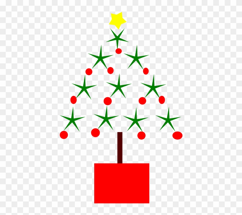 Christmas Tree Clipart Christmas Symbol - Modern Christmas Clip Art #18025