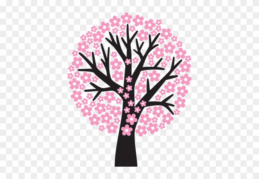 Flower Tree Clipart - Arbre Des Saisons Maternell #18035