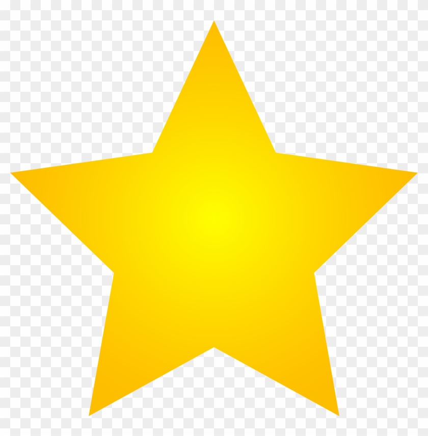 Big Gold Star Clipart - Big Gold Star Clipart #77018