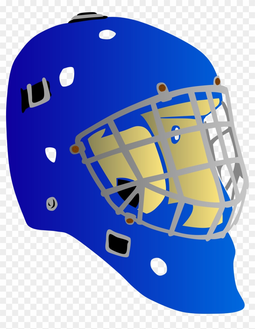 Big Image - Hockey Goalie Mask Clipart #77090