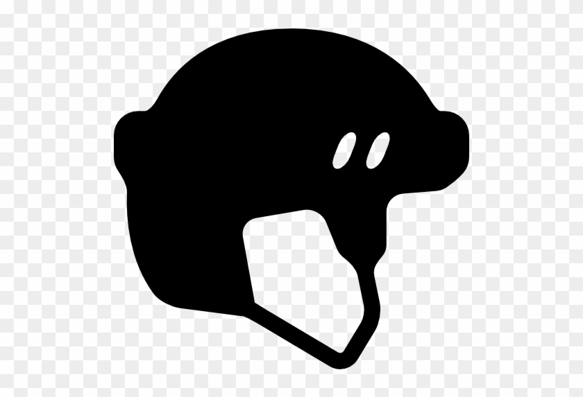 Size - Hockey Helmet Silhouette Png Free #77104
