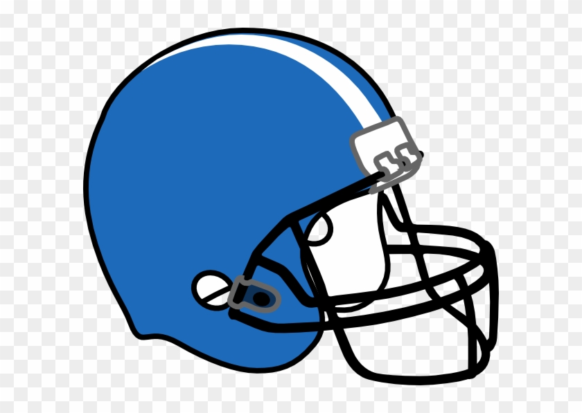 Football Helmet Blue Clip Art At Clker - Light Blue Football Helmet #77133