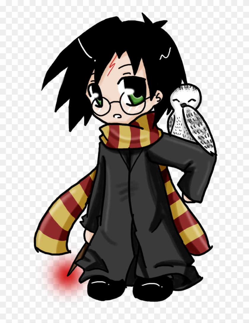 Chibi Potter By 2lovegir Chibi Potter By 2lovegir - Harry Potter Chibi Png #77139