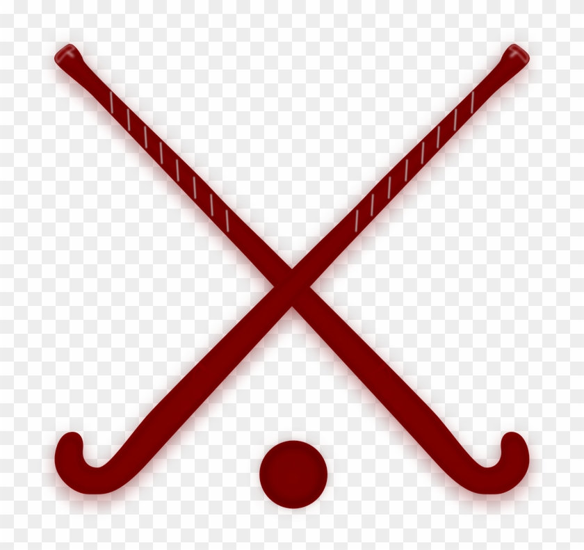 Sticks Hockey Ball Sport Crossed Equipment Red - Crossed Field Hockey Sticks #77167