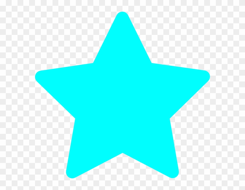 Blue Star Shooting Clipart Kid - Light Blue Star Clipart #77216