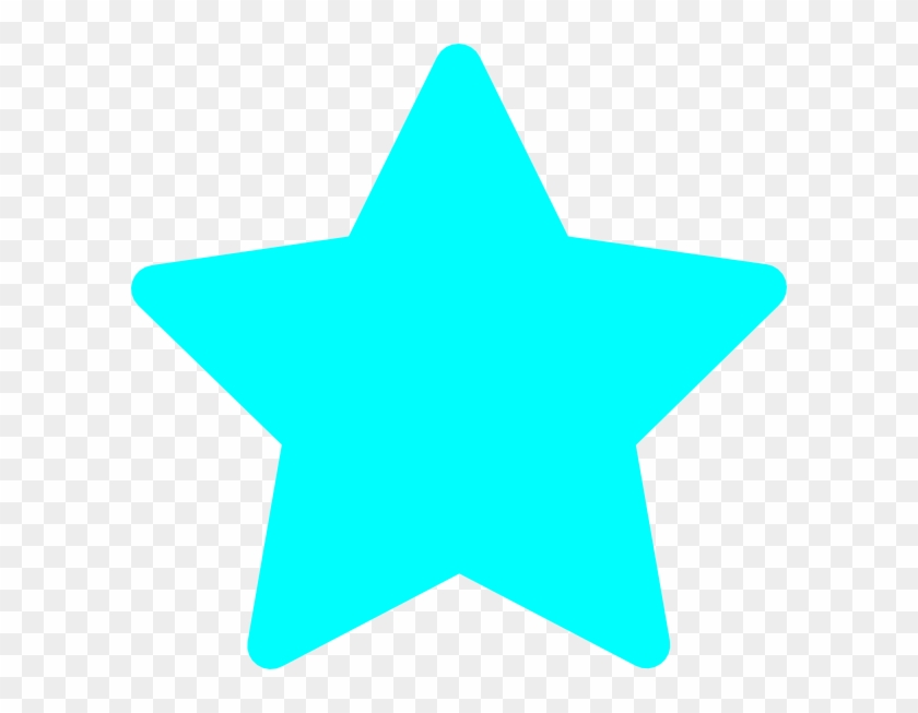 Blue Star Shooting Clipart Kid - Light Blue Star Clipart #77216