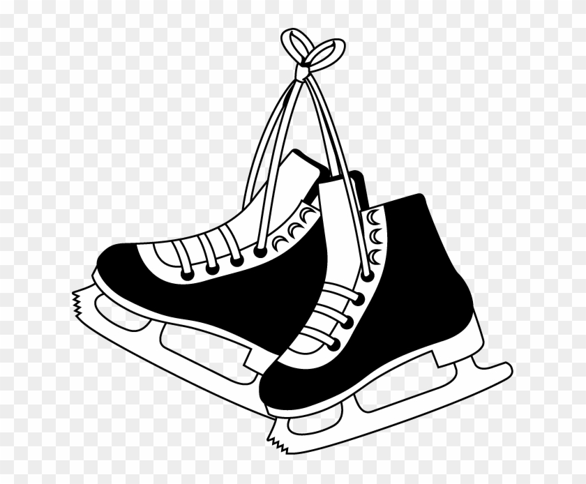 Ice - Hockey Skates Clipart #77221