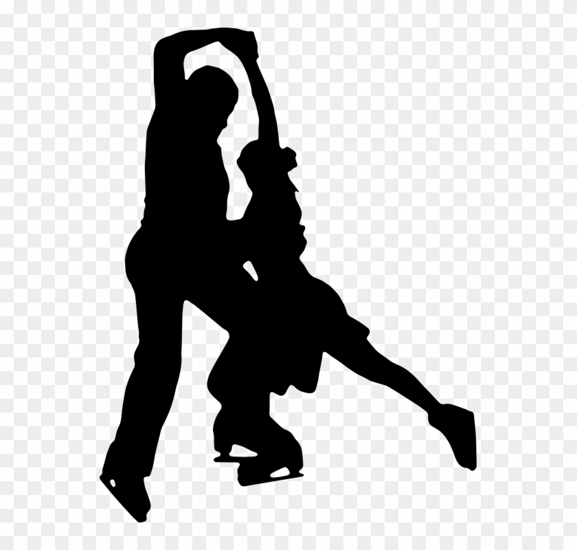 Ice Skating, Dance Skating, Ice Dancing Ice Dance Silhouette Full