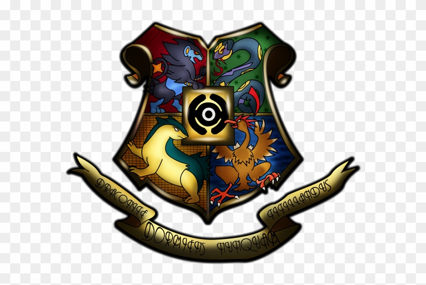 Hogwarts Shield Crest By Gb Of Bs - Hogwarts Logo Pokemon #77276