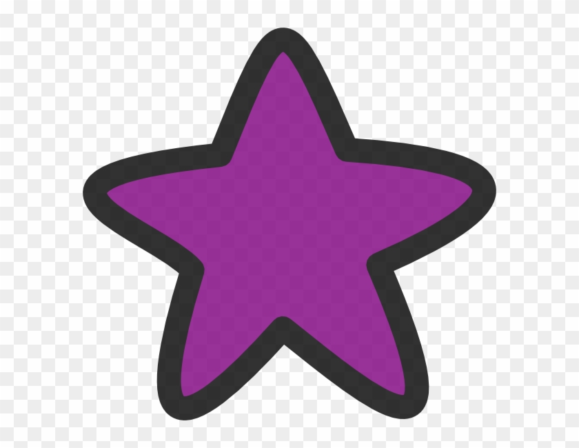 Stars Clipart Purple - Star Clip Art Purple #77309