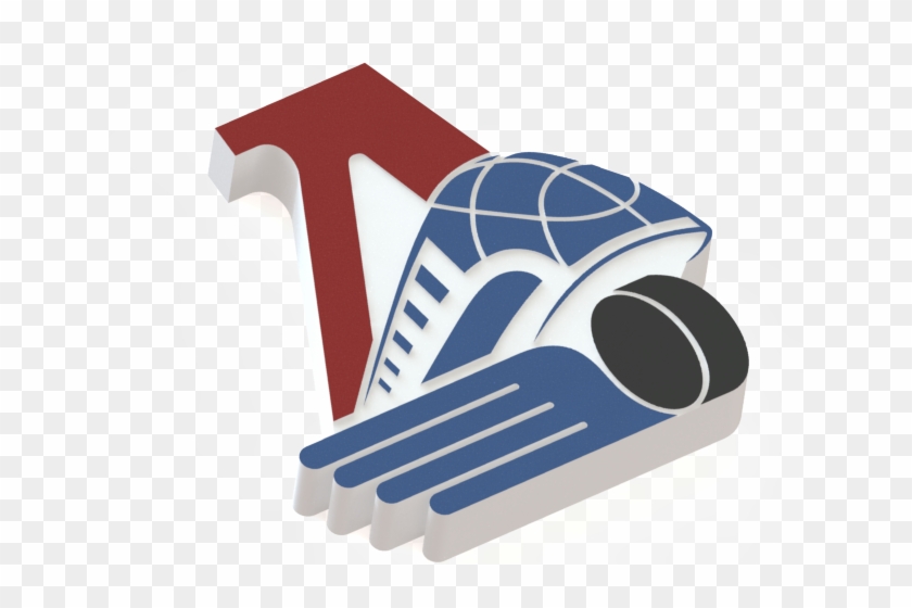 Lokomotiv Ice Hockey Team Logo 3d Model - Lokomotiv Yaroslavl #77590