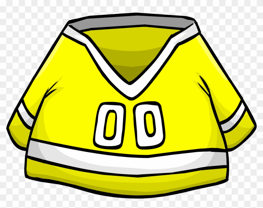Yellow Hockey Jersey - Yellow Hockey Jersey #77636