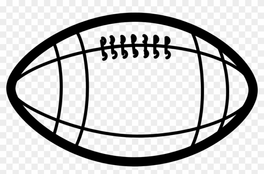 Color Clipart Football - Football Clipart Black And White #77640