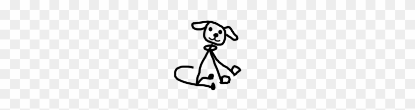 Stick Figure Kidsdog Clip Art - Cartoon #77800