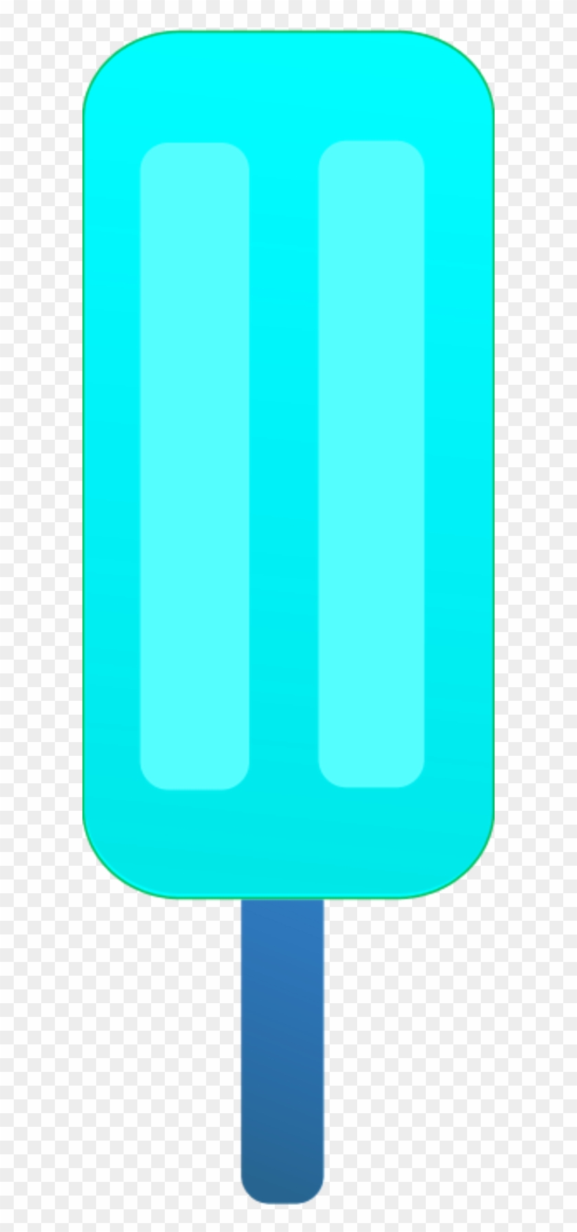 Popsicle Clipart Blue - Blue Popsicle Clipart #77802