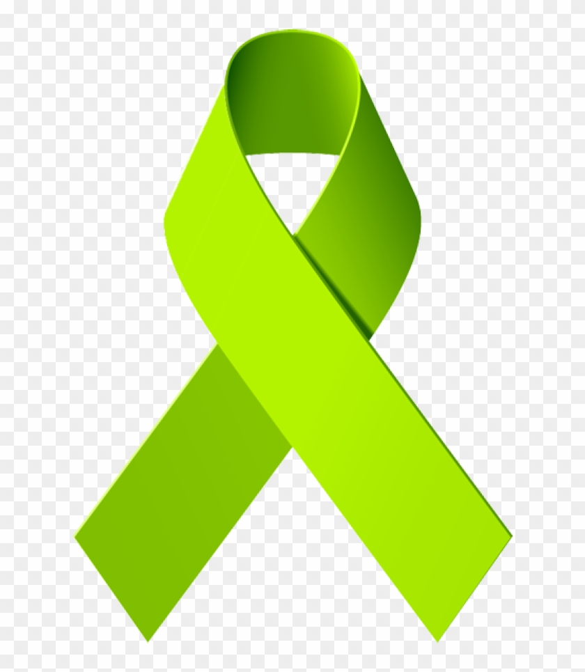 Mental Health Awareness Ribbon Clipart - Non Hodgkin's Lymphoma Ribbon #77849