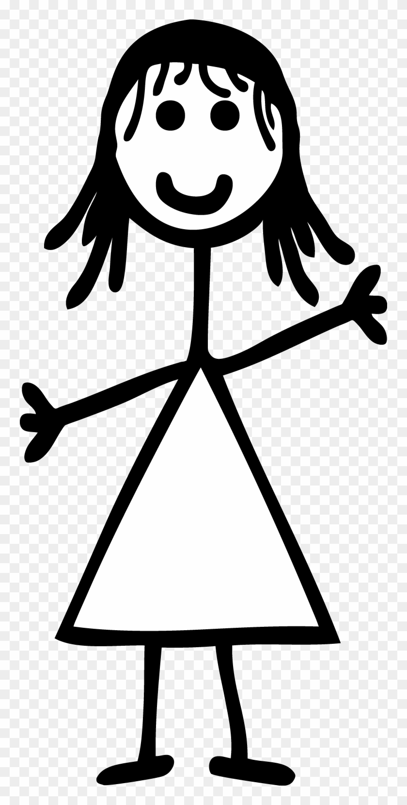 Cartoon Chicks You Would Bang - Girl Stick Figure Transparent #77954